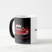 イグニススポーツカー"エンジンを始動"コーヒーマグ モーフィングマグカップ (正面左)