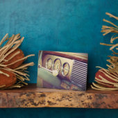 "イグニッション"アンティーク車クラシックのインテリア5x7 フォトプラーク (側面)