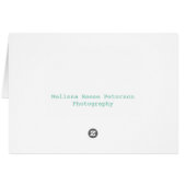 "イグニッション"クラシック車の父の日の小さなカード (裏面横)