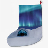 イグパーソナライズされたロ号 ラージクリスマスストッキング (裏面)