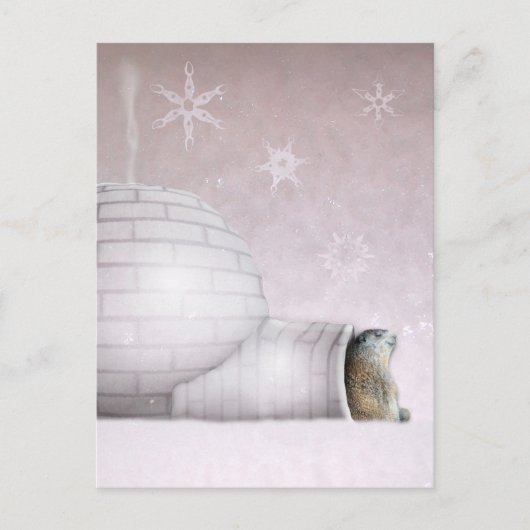 イグルーでの地獄の日 – シリン ポストカード (正面)