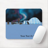 イグルーとノーザンライト マウスパッド (マウス)