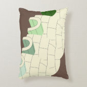 イグルーをテーマにした アクセントクッション (正面(垂直))