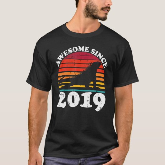 イグ素晴らしアナ2018年4歳の誕生日4歳 Tシャツ (正面)