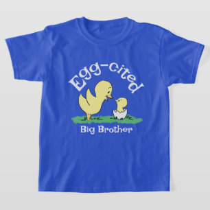 イケてるお兄ちゃん かわいい弟 青Tシャツ Tシャツ