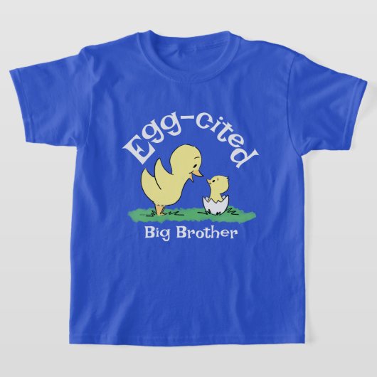 イケてるお兄ちゃん かわいい弟 青Tシャツ Tシャツ (レイダウン)