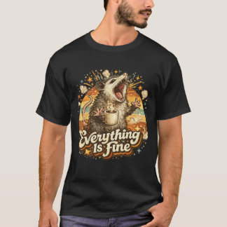 イケてるポッサムTシャツ 面白い サルカスティック Tシャツ
