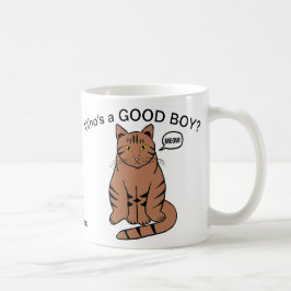 イケてる男の子って誰?ブラウンタビーキャットマグ コーヒーマグカップ