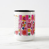 イケアジッパーズピンクマグ ツートーンマグカップ (中央)