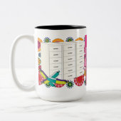 イケアジッパーズピンクマグ ツートーンマグカップ (左)