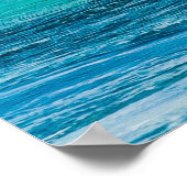 イケアハワイアン波写真 ポスター (角)