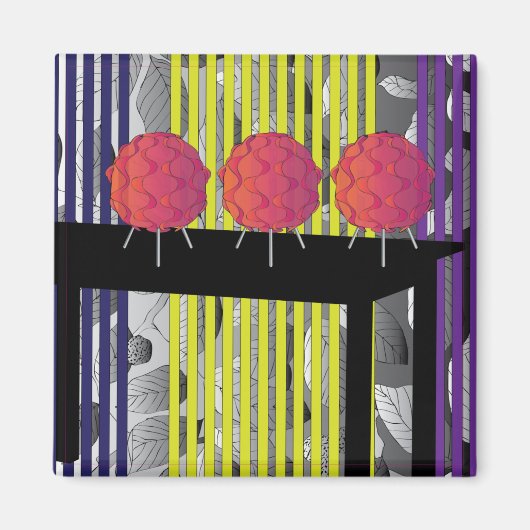 イケアランプモダン磁石 マグネット (正面)