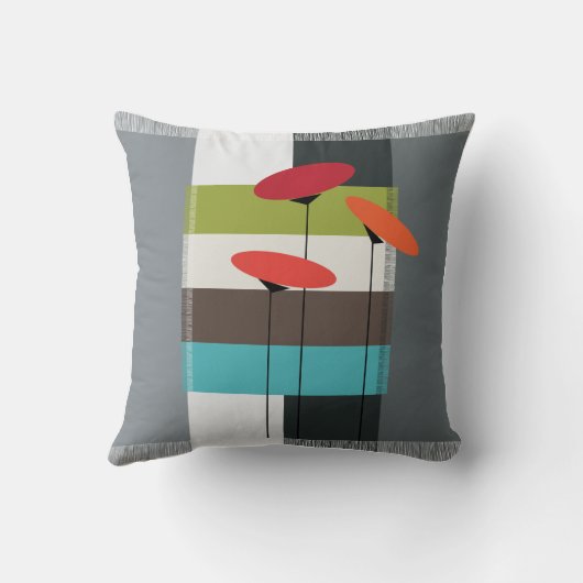 イケア投ストライプげ枕 クッション (裏面)