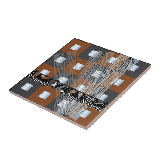 イケア鏡スクエアタイル タイル (側面)