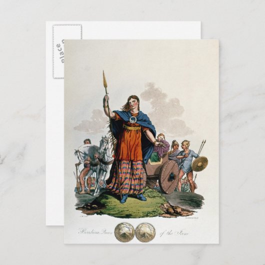 イケニの女王ボアディーシア ポストカード (正面/裏面)