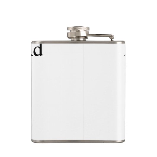 イケメンで料理もできる名前のマスターシェフ フラスク (裏面)