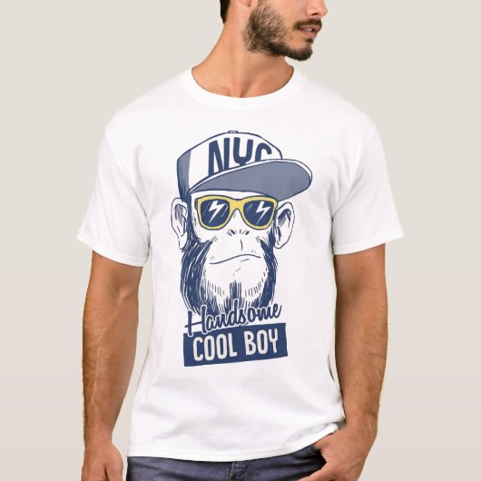 イケメン クールボーイ Tシャツ (正面)