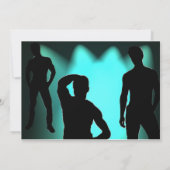 イケメン パーティー 招待状 (裏面)