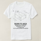 イケ生まれアの世界へはフェレーロフだ Tシャツ (デザイン正面)