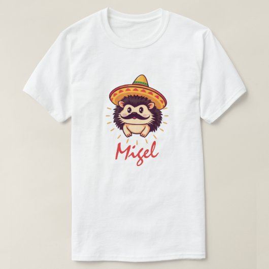 イゲル – ミゲルヘッジホッグ Tシャツ (デザイン正面)