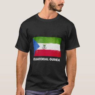 イコトギニア赤道ギニア国旗 Tシャツ