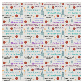 イコニックRHONYプリント織物 ファブリック