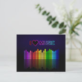 イコライザーで音楽を楽しもう ポストカード (スタンド正面)
