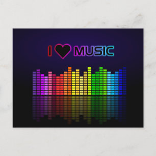 イコライザーで音楽を楽しもう ポストカード