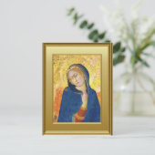 イコンのヴァージンメアリー ポストカード (スタンド正面)