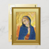 イコンのヴァージンメアリー ポストカード (正面/裏面)
