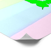 イサイかわいらしヤ41時10分デザイン ポスター (角)