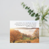 イサイカスタムヤの聖書の聖句 ポストカード (スタンド正面)