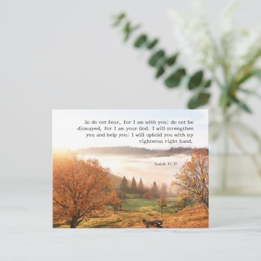 イサイカスタムヤの聖書の聖句 ポストカード (スタンド正面)