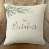 イサイパーソナライズされたヤ9:6モダンパインクリスマスデコ クッション