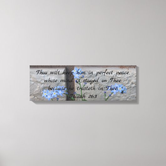 イサイ忘れヤ26-me-notsキャンバス キャンバスプリント (正面)