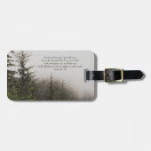 イサイ感動的ヤの荷物タグからの聖書の詩 ラゲッジタグ (正面横)