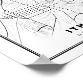 イサカの地図 ポスター (角)