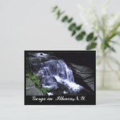 イサカの峡谷NYはがき ポストカード (スタンド正面)