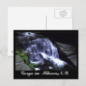 イサカの峡谷NYはがき ポストカード (正面/裏面)