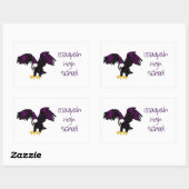 イサカー高校シール 長方形シール (シート)