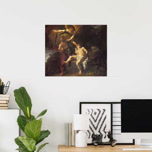 イサクの犠牲， 1616 ポスター (ホームオフィス)