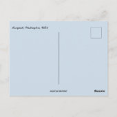 イサクアの水辺の家 ワシントン州 ポストカード (裏面)