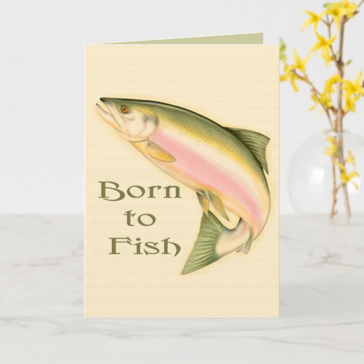 イサケの跳躍カード カード (黄色い花)