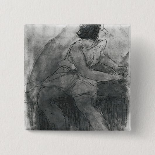 イサドラ・ダンカン 缶バッジ (正面)