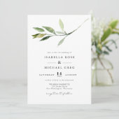 イサベラクラシックエレガントミニマルグ結婚リーズ 招待状 (スタンド正面)