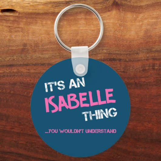 イサベルお前がナメノヴェロティを理解できないこと キーホルダー (正面)