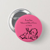 イサベルの記念の献血運動Pin 缶バッジ (正面&裏面)