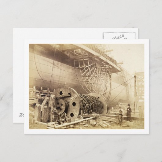 イサンバードキングダムブルネル(1806年~59年)は「グレア」の横にある ポストカード (正面/裏面)