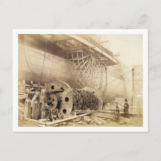 イサンバードキングダムブルネル（1806年～59年）は「グレア」の横にある ポストカード (正面)