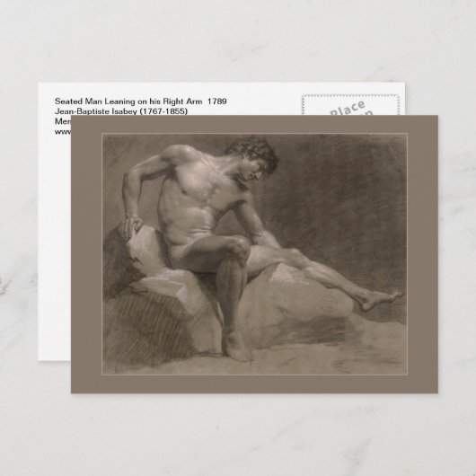 イザビーの席に着いた男 ポストカード (正面/裏面)